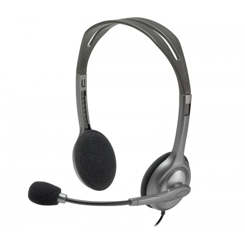 Logitech H111 Stereo Headset with Microphone (Single 3.5mm Jack)