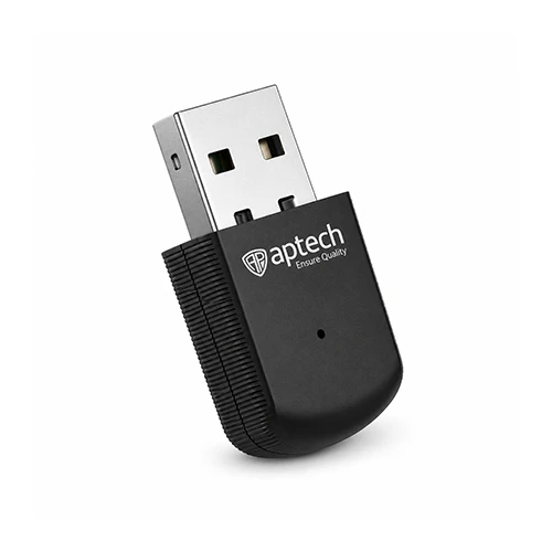 Aptech AP-WA107N Nano Dual Band WiFi + Bluetooth 5.1 USB Adapter (300Mbps)