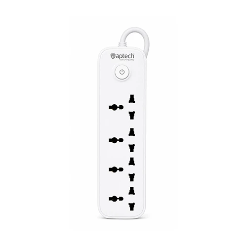 Aptech A043 m4-Port Power Strip with 2 Meter Cable