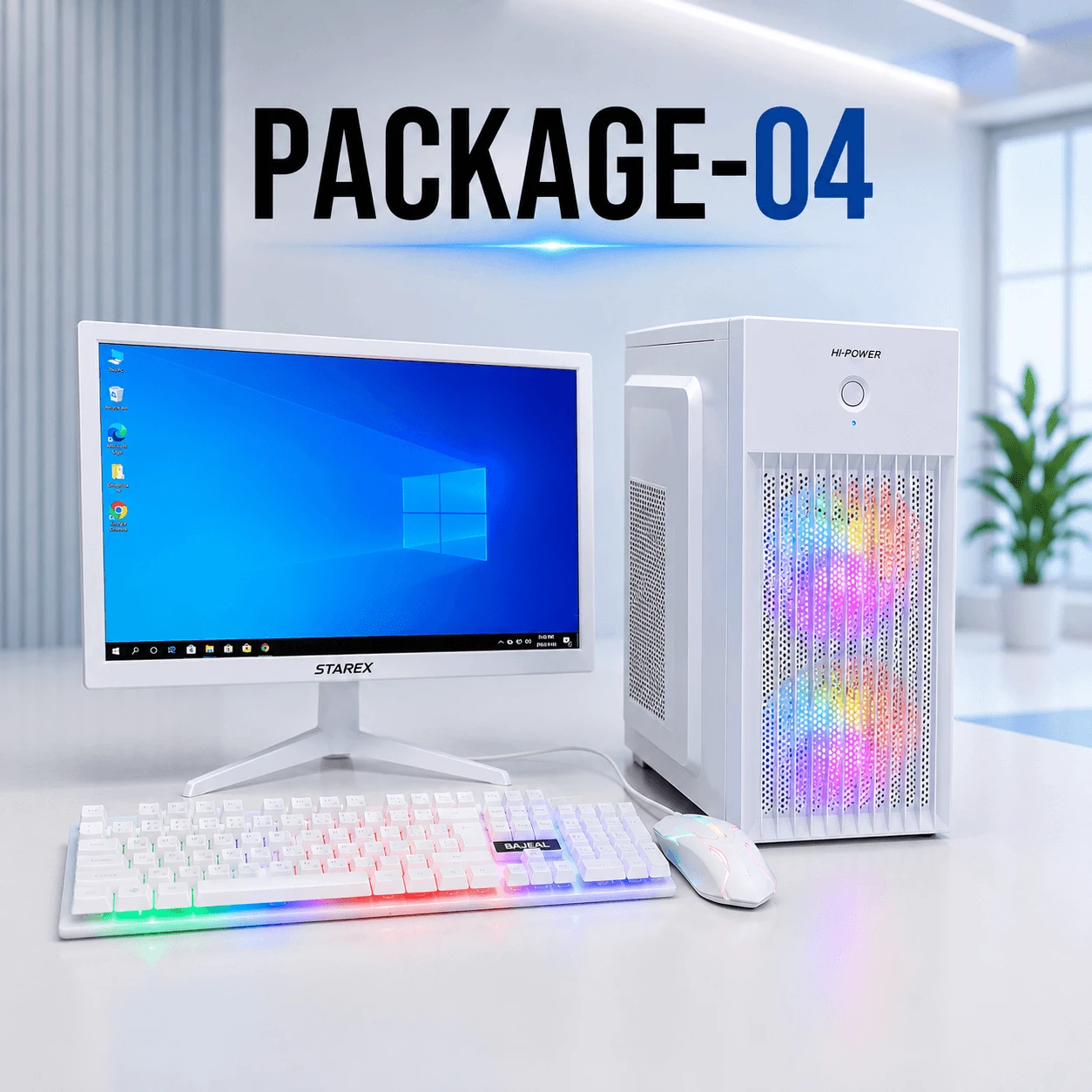 PC TECH Package-04 Intel Core i3 (4th Gen) Desktop PC with 19" Monitor