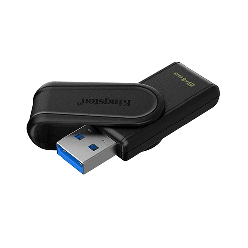 Kingston DataTraveler Exodia S 64GB USB 3.2 Gen 1 Swivel Flash Drive